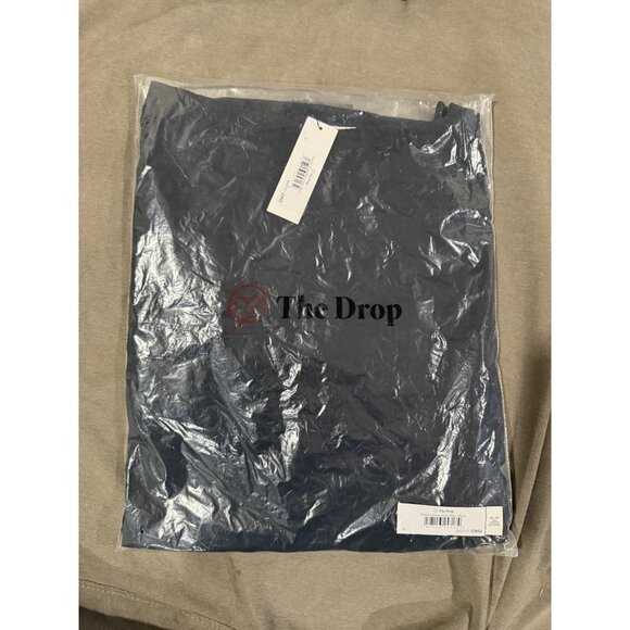 The Drop Womens Black Midi Skirt Medium Recycled Polyester Blend - Picture 3 of 6